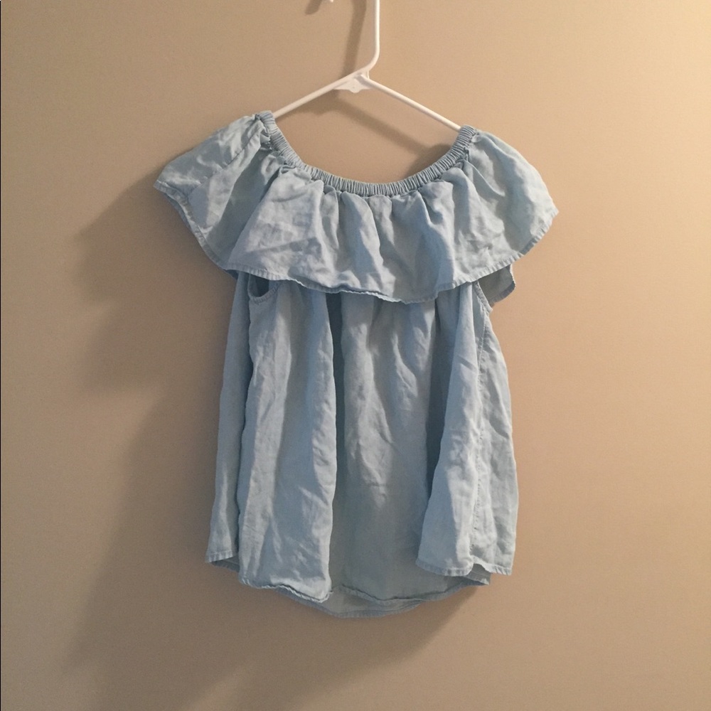 Denim Shoulder Shirt
